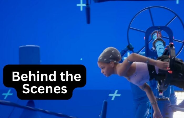 How did they do the underwater scenes in Little mermaid 2023?