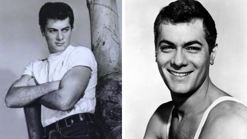 How many wives did Tony Curtis have? 