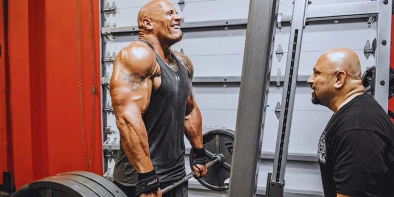 How many hours a day does The Rock workout?